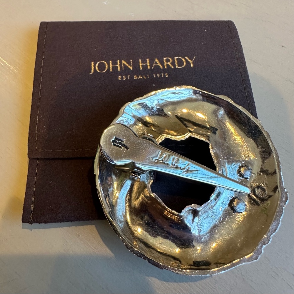 John Hardy Estate Butterfly + Bamboo
Brooch Clip Rhodium Plated JH1 - Picture 2 of 2